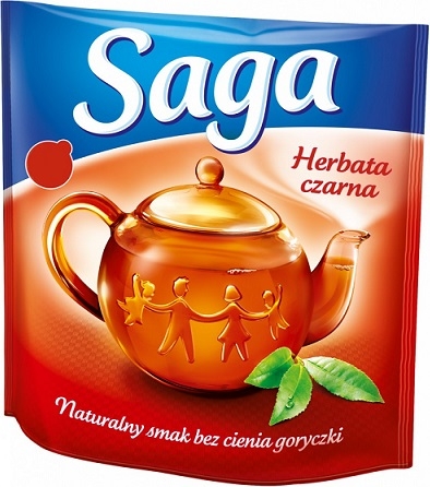 Intiem val Oranje Zwarte thee pads / Saga Czarna herbata expresowa - Patelnia.nl